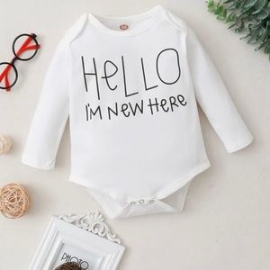 “Hello I’m New Here” Bodysuit